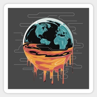 Midway: Earth's climate message - Global Warming Sticker